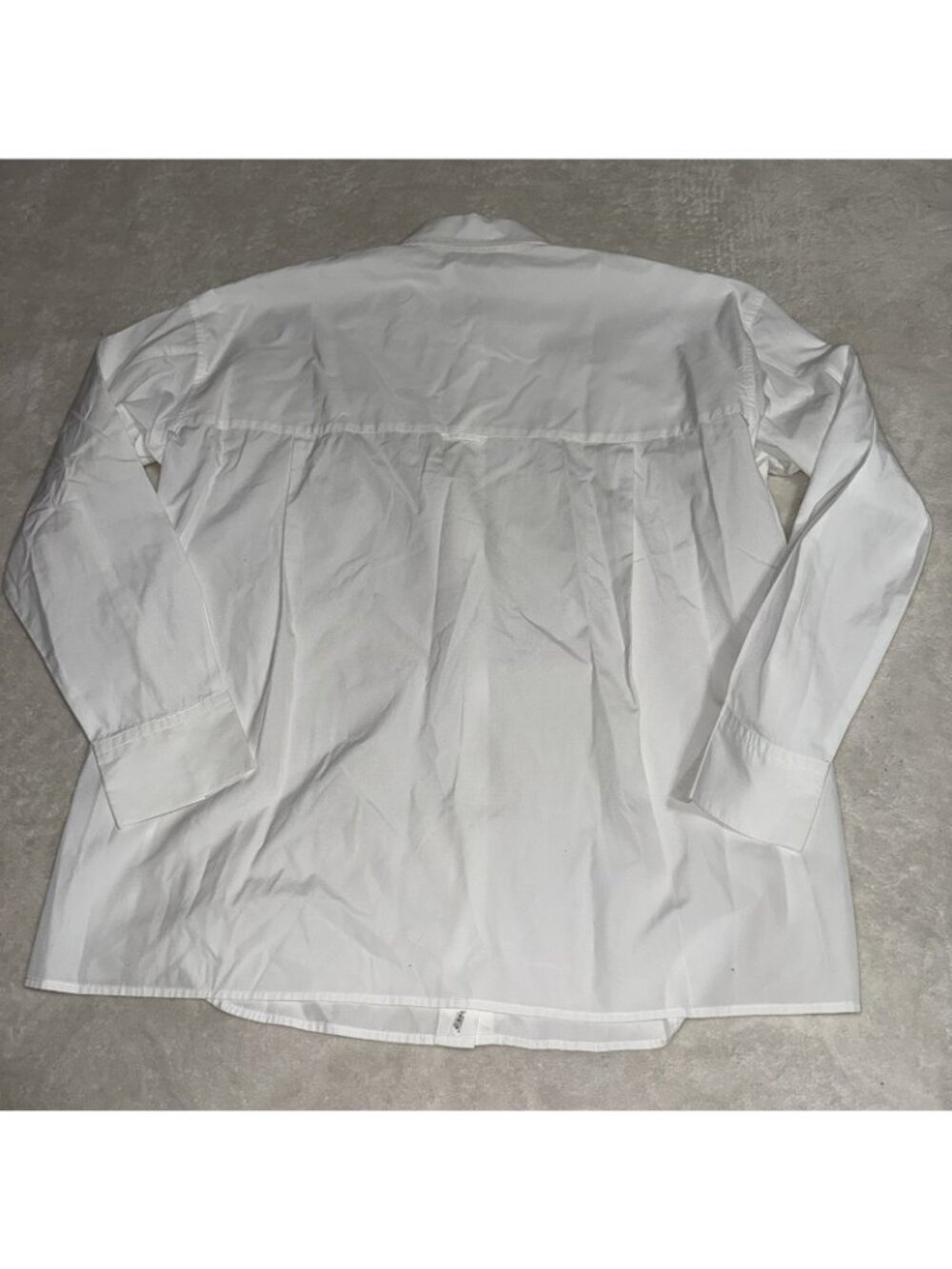Vince White Button Front Cotton Shirt Women’s Small Long Sleeve Blouse - Picture 7 of 7